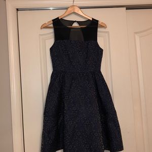 Erin Fetherston dark navy formal dress